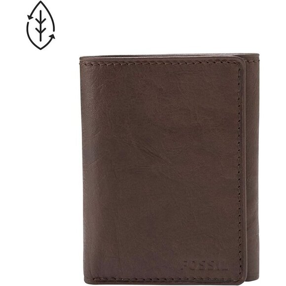 Fossil Men's Leather Trifold with Id Window Wallet - Picture 6 of 6